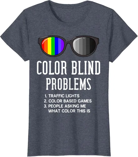 Vista 12 de Color Blind Problems - Camiseta para regalo con gafas de prueba