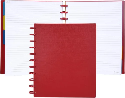 Vista 134 de Talia - Cuadernos de notas con tapas, planificador, personalizables, (Rosa de los 90, Junior (5.5 pulgadas x 8.5 pulgadas))