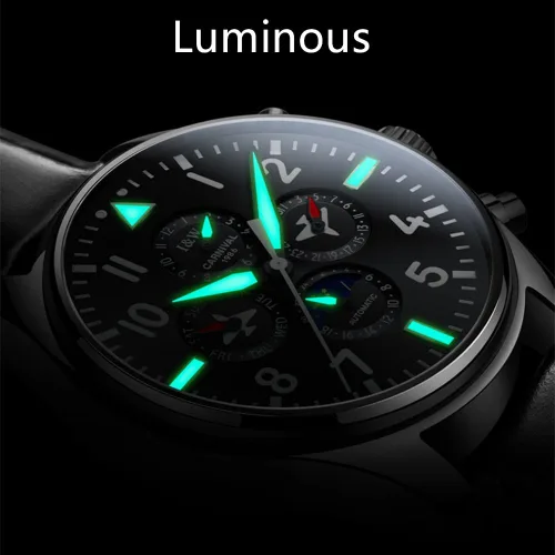 Vista 7 de TEINTOP Carnival Pilot - Reloj mecánico automático para hombre