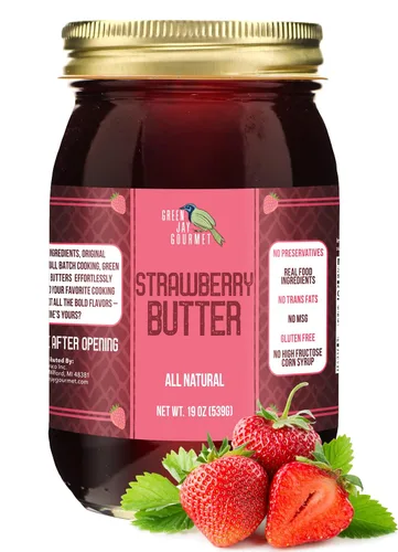 Vista 11 de Green Jay Gourmet Mantequilla de manzana - Untable de fruta 100% natural, sin gluten - Untable de manzana con manzanas, canela y especias