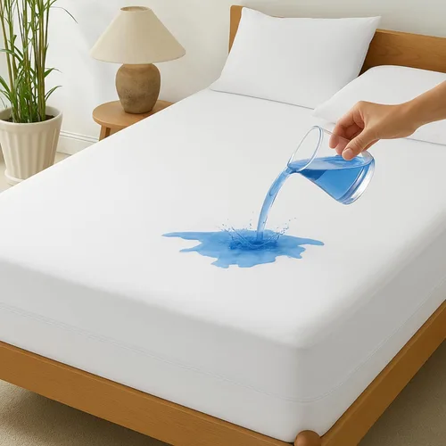 Vista 10 de COTTONPASSION Funda de Colchón con Cremallera, Protector de Colchón Impermeable Tamaño Full, Transpirable y Silencioso Absorbente Funda de Colchón