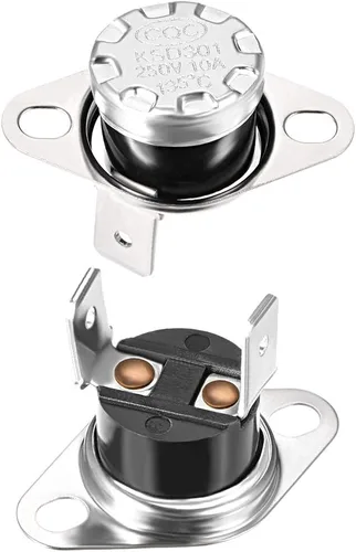 Vista 17 de uxcell KSD301 Termostato 104.0 °F/104°F 10A N.C Ajustar interruptor de temperatura de disco rápido para microondas, horno, cafetera 2 piezas