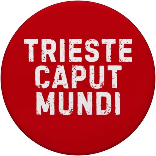 Vista 3 de Trieste Caput Mundi Città Simpatica Uomo Donna Bambino PopSockets Adhesive PopGrip