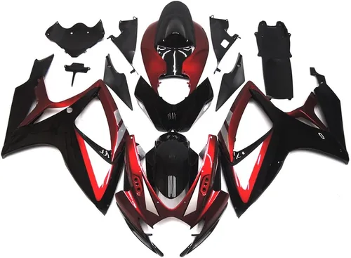 Vista 34 de Kit completo de carenado de inyección para Suzuki GSXR600 GSXR750 2006 2007 K6 06 07 GSXR 600 GSXR 750 GSX-R600 GSX-R750 motocicleta ABS plásticos