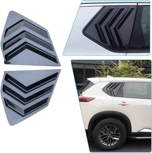 Vista 11 de BOYUER Para Nissan Rogue 2014-2020 Estilo Carreras Laterales Traseras Laterales Rejillas de Estilo Deportivo Cubierta de Rejillas de Cucharada