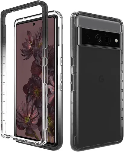 Vista 111 de Pzwoxukhov Funda para Xiaomi Poco M3 M2010J19CG M2010J19CI Caso, alta transparencia, color degradado, funda de absorción de impactos anticaída