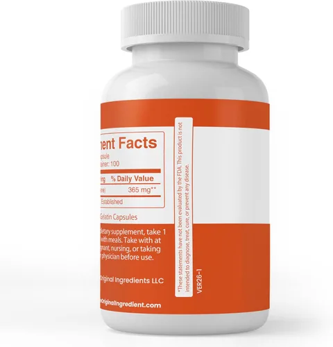 Vista 4 de PURE ORIGINAL INGREDIENTS DIM Diindolilmetano (100 cápsulas) puro, verificado en laboratorio, sin rellenos