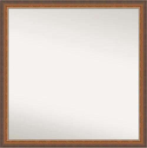 Vista 262 de Amanti Art Espejo de baño de bronce para sobre fregadero, 29 x 19 pulgadas, espejo rectangular de bronce antiguo, marco de madera tradicional