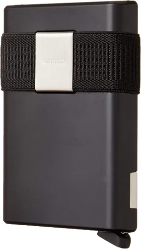 Vista 2 de Secrid Cardslide Wallet protector de tarjeta negro con tobogán negro funda RFID multiusos