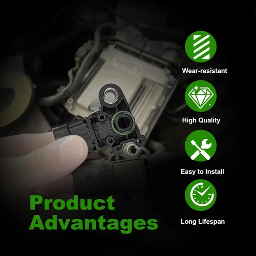 Vista 4 de MAP Sensor 55573248 Colector de presión de aire absoluta – Sensor MAP Interruptor de admisión de aire compatible con GMC 07-13 Sierra 1500; Buick