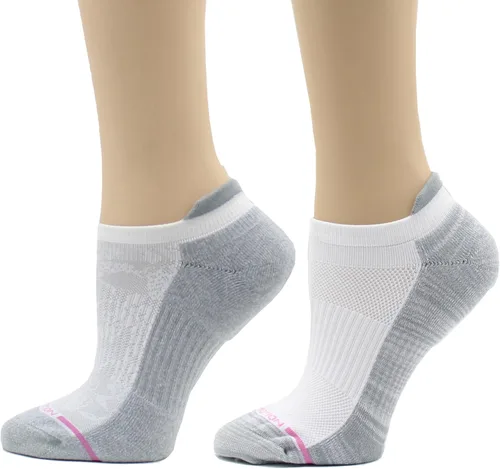 Vista 8 de Dr. Motion calcetines de compresión de corte bajo para mujer, 2 piezas
