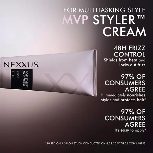 Vista 4 de Nexxus Crema de peinado MVP Styler Hybrid Multitasking Hair Cream Powered by MVP Multi-Verse Polymers 6 oz