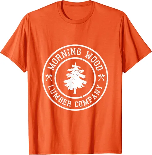 Vista 21 de Camiseta de madera de la mañana cómica Lumber Company Tee T-Shirt Negro