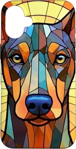 Vista 23 de Funda para iPhone 16 Doberman Dog
