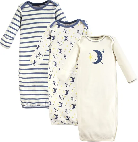 Vista 2 de Touched by Nature - Camisones unisex de algodón orgánico para bebé