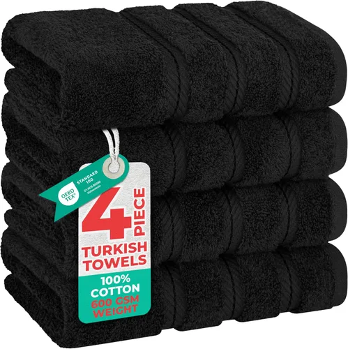 Vista 69 de American Soft Linen - Juego de toallas de 3 piezas, 1 toalla de baño, 1 toalla de mano y 1 toalla pequeña, 100% algodón turco para baño, juego