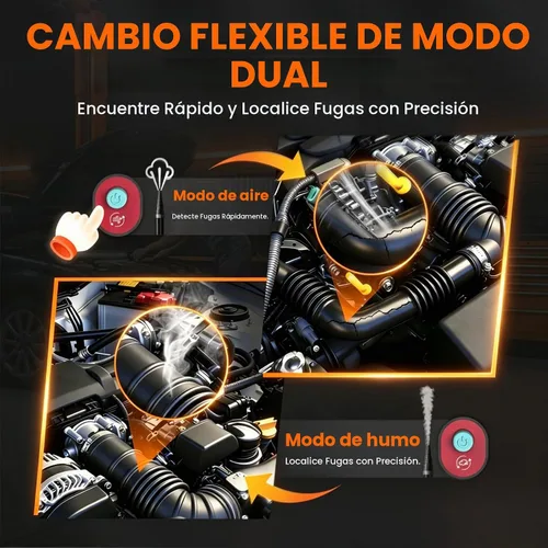 Vista 4 de ANCEL Máquina automotriz del humo S3000, probador del escape del vacío