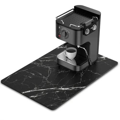 Vista 19 de Rnivvi Tapete de secado de platos para encimera de cocina, 16 x 18 pulgadas, bonita almohadilla de secado absorbente resistente al calor con goma