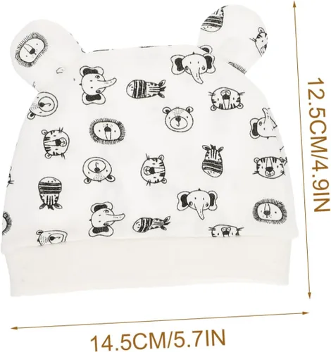 Vista 6 de GALPADA 1 Unidades De Bebé Sombrero Conjunto De Bebé Gorrita Gorros Bebé Pies Cubiertas Anti- Scratch Mitones Sombrero Infantil Bebé Calcetín Bebé