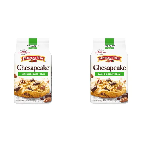 Vista 13 de Pepperidge Farm Tahoe Galletas crujientes de chocolate blanco y nuez de macadamia, bolsa de 7.2 onzas (8 galletas)
