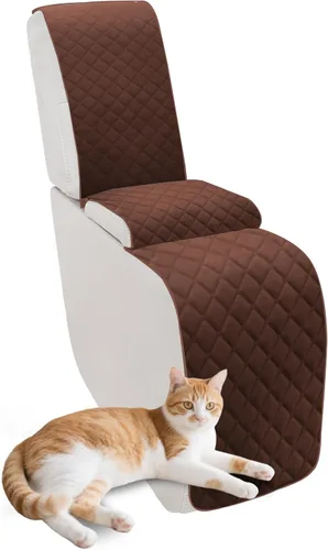 Vista 68 de Fundas para sofá modular reclinable, de terciopelo en forma de L, funda de consola central para perros y mascotas, lavable antideslizante, 1 funda