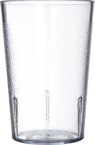 Vista 3 de Carlisle FoodService Products 55268107 Vaso de plástico apilable resistente a roturas, 8 oz., transparente (paquete de 6)