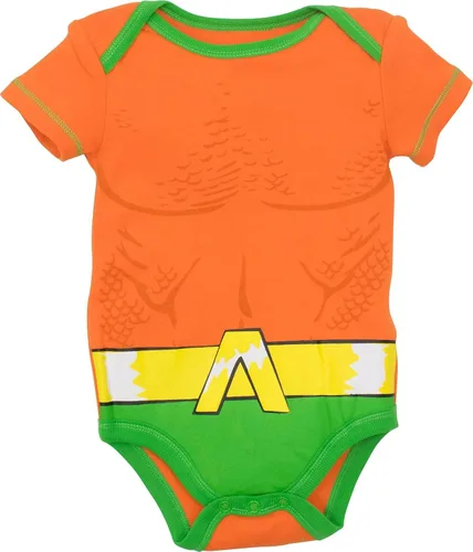 Vista 4 de DC Comics Justice League Batman Superman The Flash Baby 5 Pack Costume Bodysuits Newborn to Infant