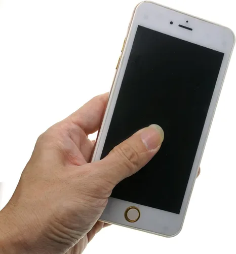 Vista 5 de Teléfono falso Cooplay Shocking 6S Plus Móvil Broma Juguete gracioso fiesta Gadget eléctrico cerebros difíciles Prank Gag Veigar Fool's Day regalo
