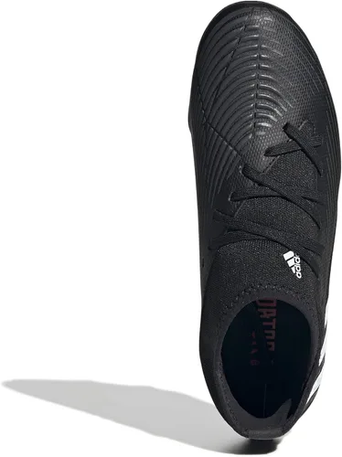 Vista 5 de adidas Tenis unisex Edge3 para terreno firme Core Negro-blanco-rojo vivo