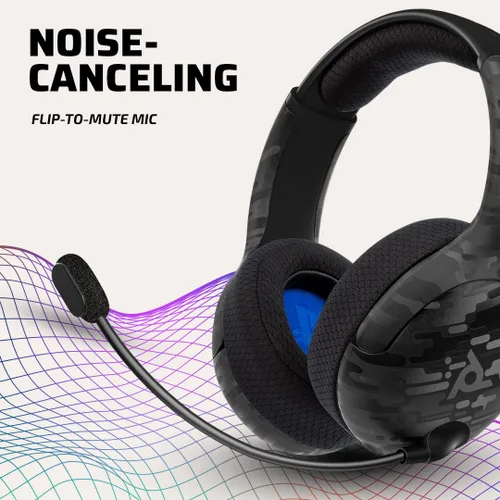 Vista 3 de PDP AIRLITE PRO Wireless Power Stereo Gaming Headset with Noise Cancelling Microphone Compatible with PS5PS4PS3 ConsolePC Windows 10, Comfortable