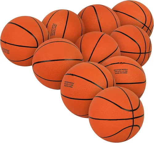 Vista 15 de Aoneky Baloncesto de goma para interiores y exteriores con bomba - Tamaño 1/2/3/5/6/7