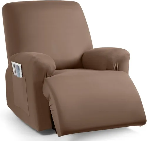 Vista 11 de TAOCOCO Fundas Elásticas para Sillones Reclinables de 3 Piezas Fundas Sólidas para Muebles Funda para Sillón Reclinable Fundas Deslizables
