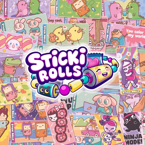 Vista 8 de Pulsera de cápsula ciega con rollos de pegatinas Sticki