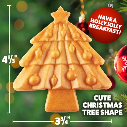 Vista 2 de Mini waflera de árbol de Navidad: haz que estas fiestas sean especiales para niños con una bonita waflera de 4 pulgadas, electrodoméstico eléctrico
