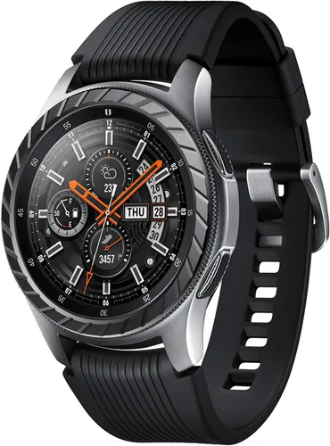 Vista 3 de BaiHui - Anillo de bisel compatible con Galaxy Watch de 1.81 pulgadas / Galaxy Gear S3 Frontier y anillo bisel clásico, cubierta de protección