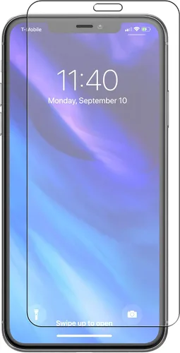 Vista 3 de Protector de pantalla de vidrio templado compatible con iPhone 11 – Protector de pantalla transparente UHD antiburbujas de cobertura completa