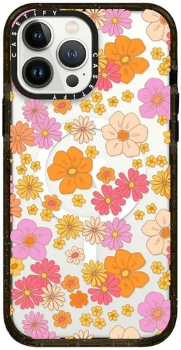 Vista 216 de CASETiFY Funda Impact para iPhone 13 [Protección contra caídas de grado militar 4X de 8.2 pies/Compatible con Magsafe] - #1 Mom - Transparente
