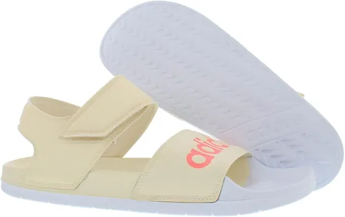 Vista 2 de adidas Sandalia Adilette unisex para adultos, NegroBlanco