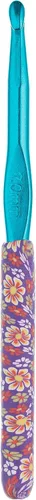 Vista 10 de The Quilted Bear Ganchos de ganchillo – Ganchos de ganchillo florales de agarre suave premium con mango ergonómico de arcilla polimérica, gama