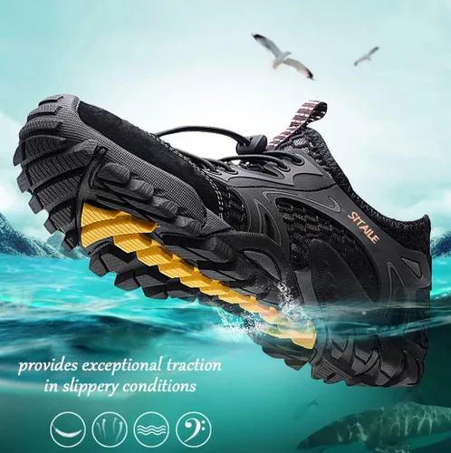 Vista 7 de Zapatos de agua para hombres y mujeres. Secado rápido. Para andar descalzo. Para gimnasia en el agua, natación, para el río. Zapatos para piscina