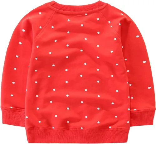 Vista 2 de Hongshilian Camisa unisex de algodón con dibujos animados para niños