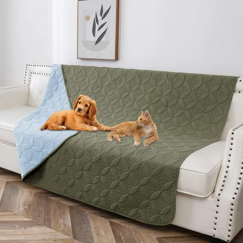 Vista 44 de Manta impermeable para perro, 30 x 30 pulgadas, fundas de sofá para mascotas pequeñas para sofá, silla, cama, protector de muebles de perros