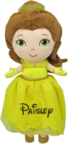 Vista 2 de Princess Belle - Juguete musical para bebé, personaje de animal de peluche, con licencia oficial, regalo de recuerdo musical con nombre personalizado