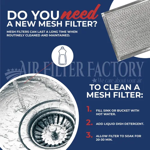 Vista 4 de Filtro de grasa para campana extractora S99010316 99010316 repuesto 1 paquete Broan compatible S99010316 grease filter replacement. 11.25" x