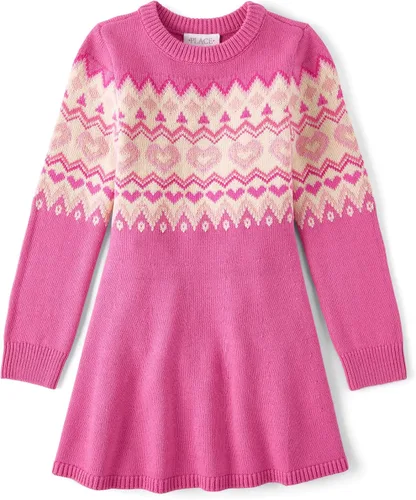 Vista 21 de The Children's Place Vestido tipo suéter de manga larga para niñas
