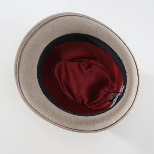 Vista 66 de Home Prefer Sombrero de invierno de fieltro de lana para hombre Sombrero de ala corta Fedora