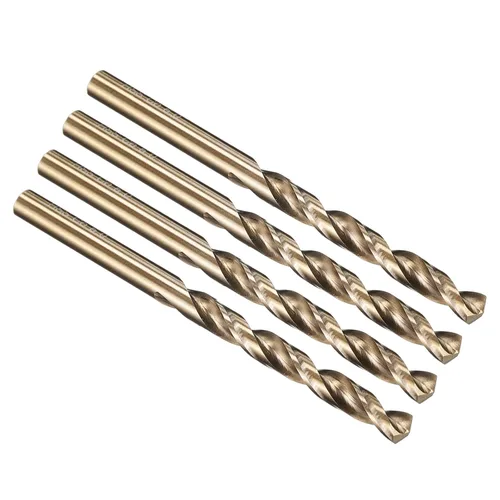 Vista 181 de PATIKIL Broca Jobber de 0.039 in, vástago recto M35 cobalto 5% acero de alta velocidad 135° acabado dorado para metal duro de acero inoxidable - 2