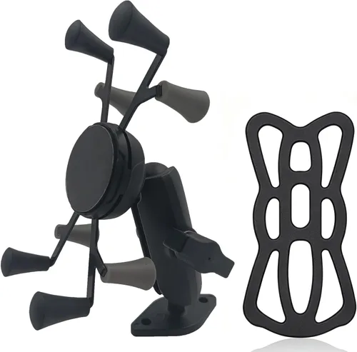 Vista 11 de Strg Soporte de teléfono con brazo de doble enchufe de bola de aluminio