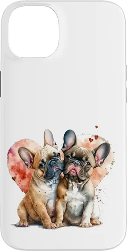 Vista 15 de Carcasa para iPhone 17, diseño de perro francés, diseño de bulldog francés