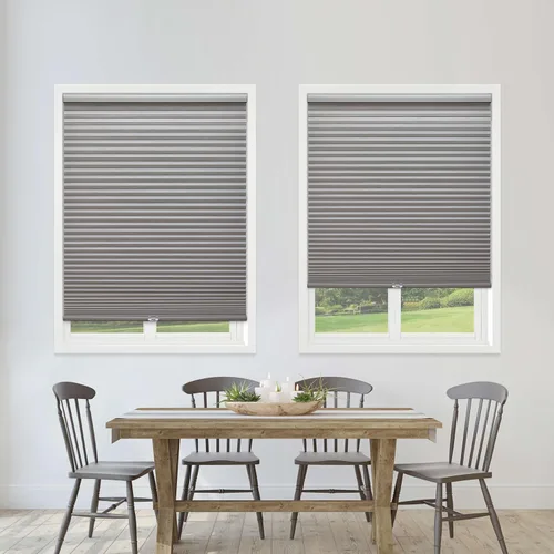 Vista 9 de Linen Avenue Persiana Celular Opaca Estándar Inalámbrica 18" A x 48" Al, Harvest (Llega 1/4" Más Estrecha)